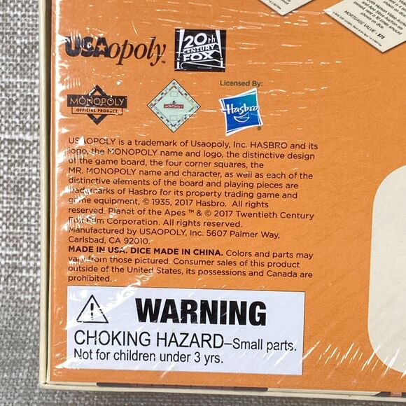 Monopoly Planet Of The Apes Retro Art Edition Board Game Sealed Dave Perillo - Picture 3 of 5